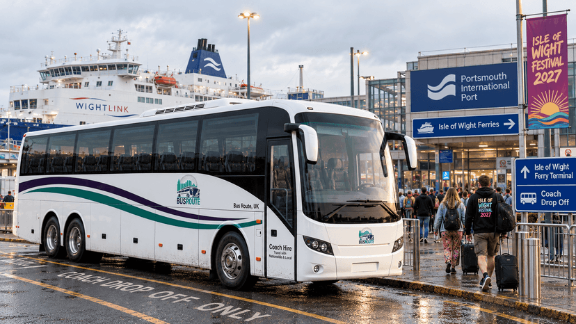 Isle of Wight Festival 2027 Travel | Coach & Minibus Hire to the Ferry